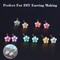 Formulen Plastic Earrings, 200 PCS Clear Earrings for Sports, Transparency Plastic Post Earring Studs for Sports, Flat Silicone Earring for DIY
